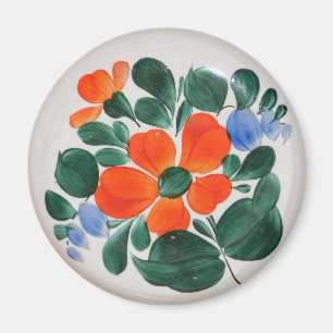 Aimant Plat d'art populaire