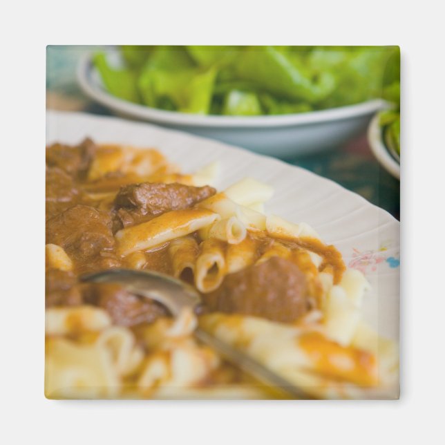 Aimant plat de pâtes, Istrie, Croatie, Europe de l'Est, (Devant)