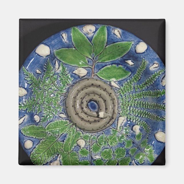Aimant Plat, Palissy Ware (Devant)