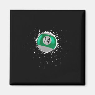 Aimant Plate-forme de peinture de billard de 14 balles co