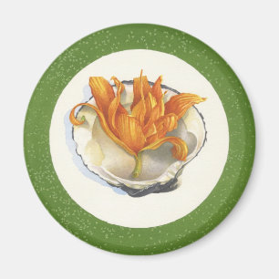 AIMANT PLATEAU DE CENDRE VERT D'OCÉAN AVEC L'ACCENT