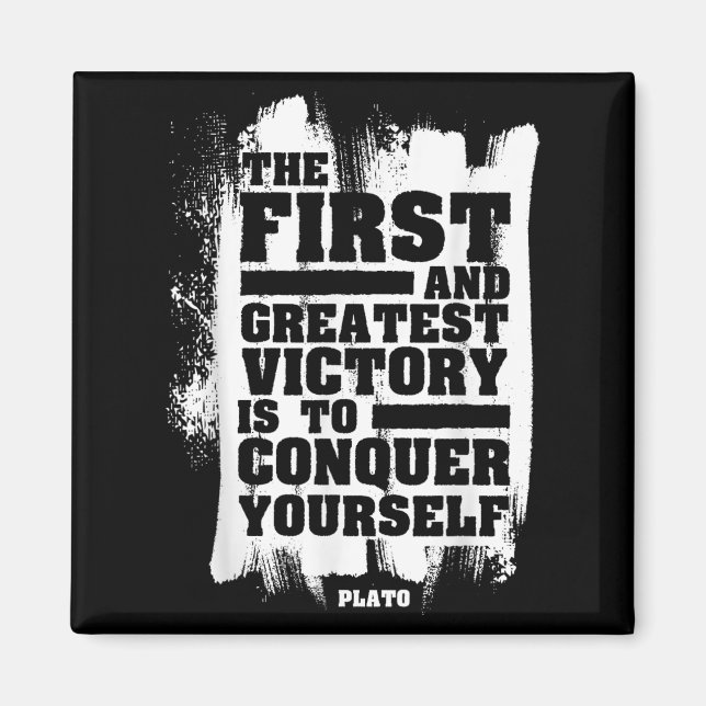 Aimant Platon stoïque pleine conscience Citation stoïcism (Devant)