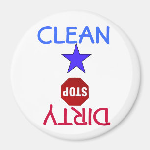 Aimant Plats salés propres dans le lave-vaisselle