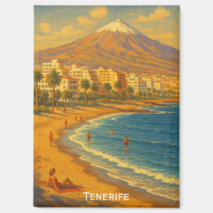 Aimant Playa de las Américas, Vintage voyage de Tenerife