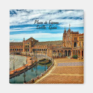 Aimant Plaza de Espana, Séville. Espagne