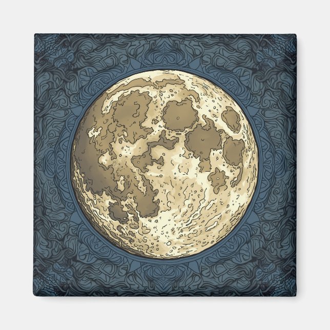 Aimant pleine lune (Devant)