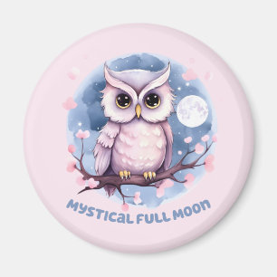 Aimant Pleine lune Mystique - Pastel Purple Night Sky - H