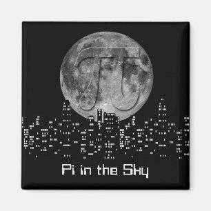 Aimant Pleine lune Pi Dans Le Ciel