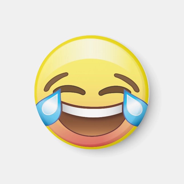 Aimant Pleurer Larmes de LOLs Joyeux Rire l'aimant Emoji (Devant)