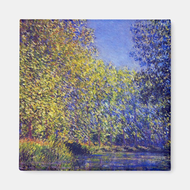 Aimant Pli de peinture Claude Monet en Epte près de Giver (Devant)