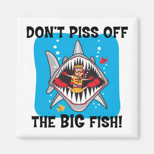 Aimant Plongée à l'air drôle