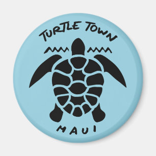 Aimant Plongée Avec Tortues De Mer - Turtle Town Maui