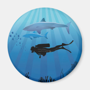 Aimant Plongée de requin Plongée plongée