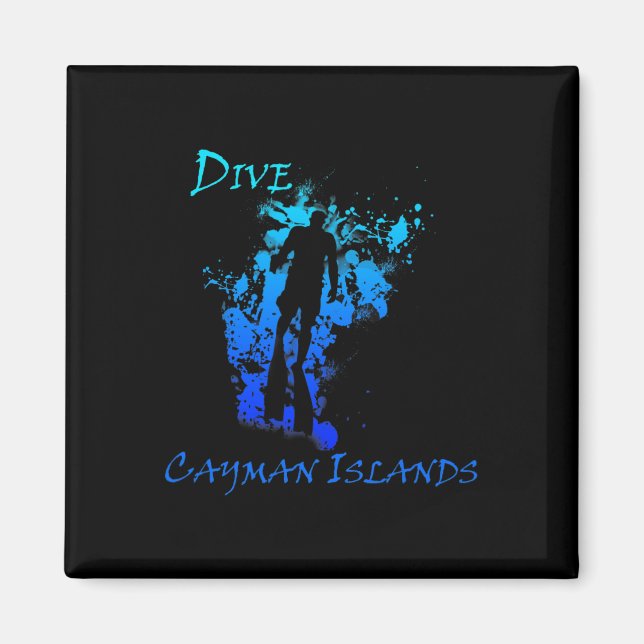 Aimant Plongée Îles Caïmans  (Devant)