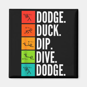 Aimant Plongeon Canard I Jeux de Ballon I Dodgeball Drôle