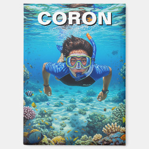 Aimant Plongeur en scaphandre autonome à Coron Philippine
