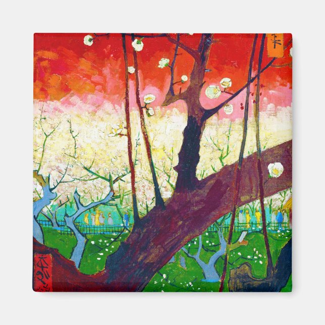 Aimant Plum à fleurs (après Hiroshige), Van Gogh (Devant)