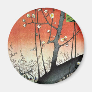 Aimant Plum à fleurs, Hiroshige