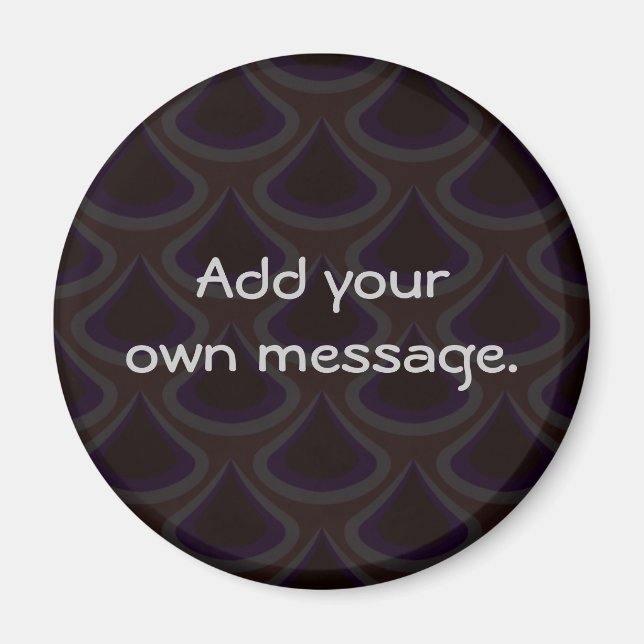 Aimant Plum Peacock Drops (Devant)