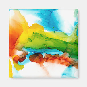 Aimant Plume primaire - aquarelles