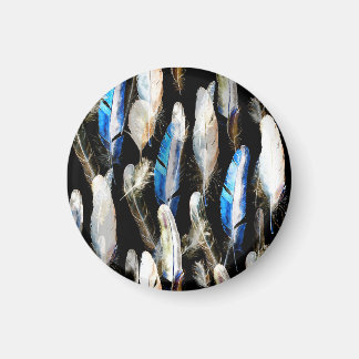 Aimant Plumes d'aquarelle volante : Arrière - plan transp