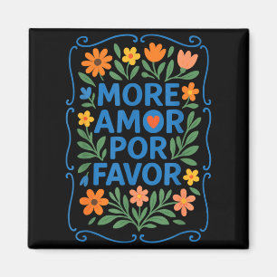 Aimant Plus d'amour en faveur de la citation d'amour lati