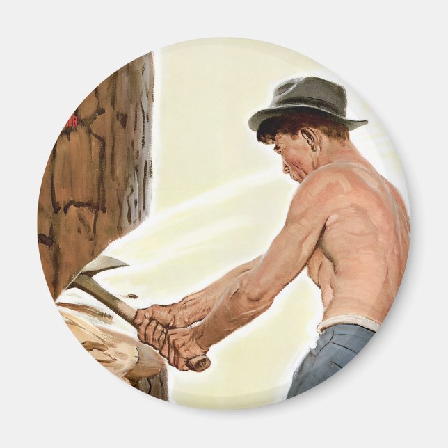 Aimant Plus de bois pour l'armée (Devant)