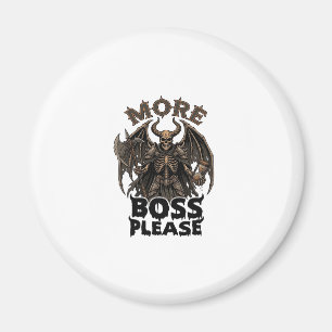 Aimant Plus de Boss S'il Vous Plaît Halloween Démon Squel