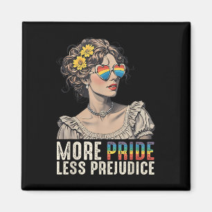 Aimant Plus de fierté moins de préjugés Lgbt Art vintage