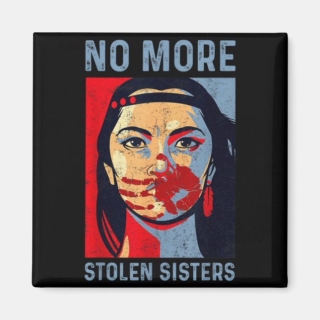 Aimant Plus de Sœurs Volées Mmiw Justice Autochtones (Devant)