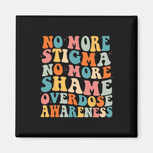 Aimant Plus de stigmatisation Plus de honte Addiction Ove (Devant)