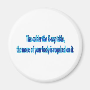 Aimant Plus froid le Tableau de rayon X…. Radiologie