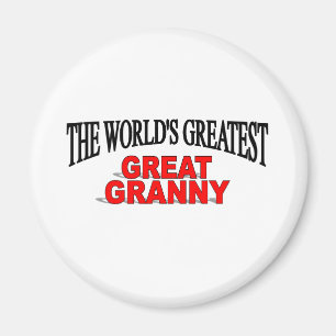Aimant Plus grande grande mamie du monde