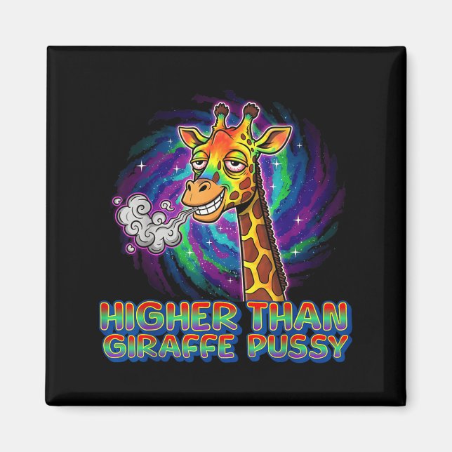 Aimant Plus haut que la girafe  (Devant)