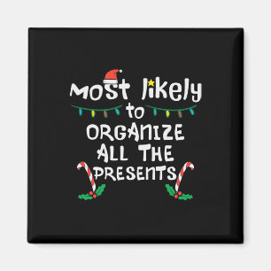 Aimant Plus Probable Organiser Cadeaux Noël Xmas Famille