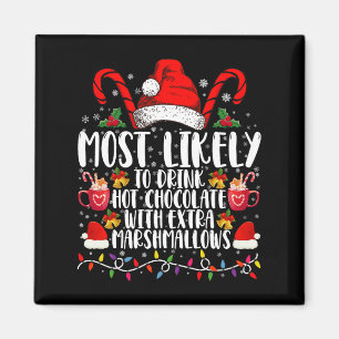 Aimant Plus Susceptible De Boire Des Chamallows Au Chocol