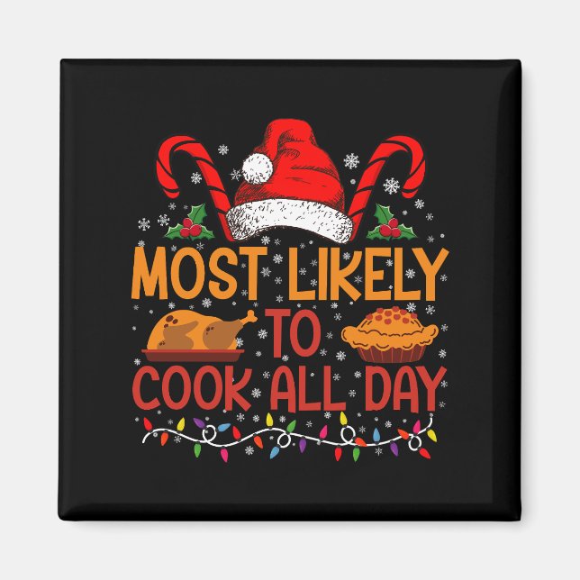 Aimant Plus susceptible de cuisiner toute la journée Than (Devant)