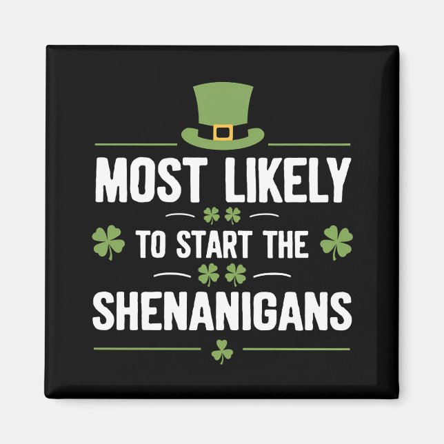 Aimant Plus Susceptible de Déclencher les Shenanigans St  (Devant)