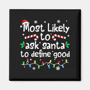 Aimant Plus susceptible de demander au Père Noël de défin