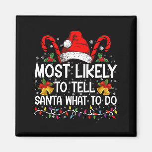 Aimant Plus Susceptible De Dire à Père Noël Ce Qu'il Faut