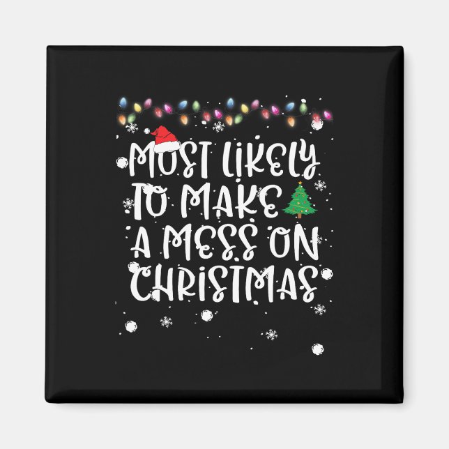 Aimant Plus susceptible de faire des dégâts à Noël, amusa (Devant)