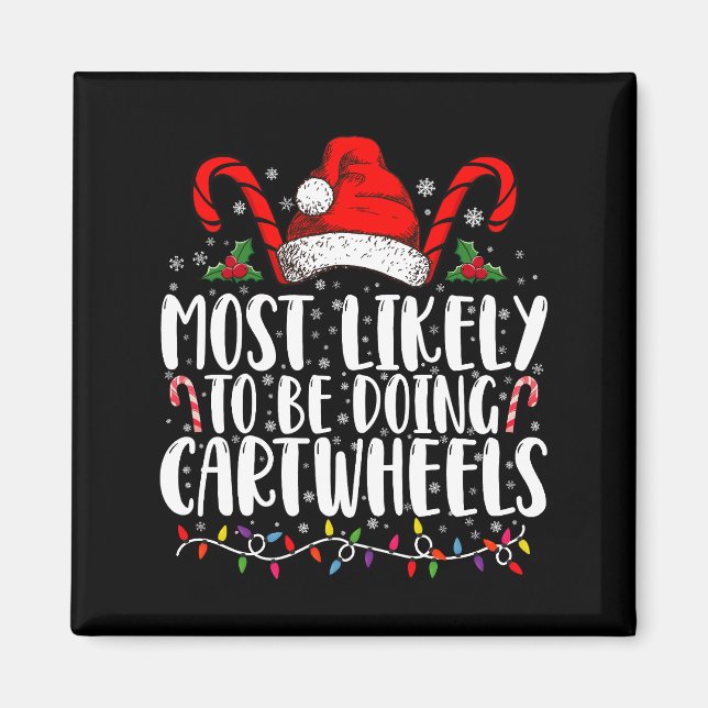 Aimant Plus susceptible de faire des roues de Noël assort (Devant)