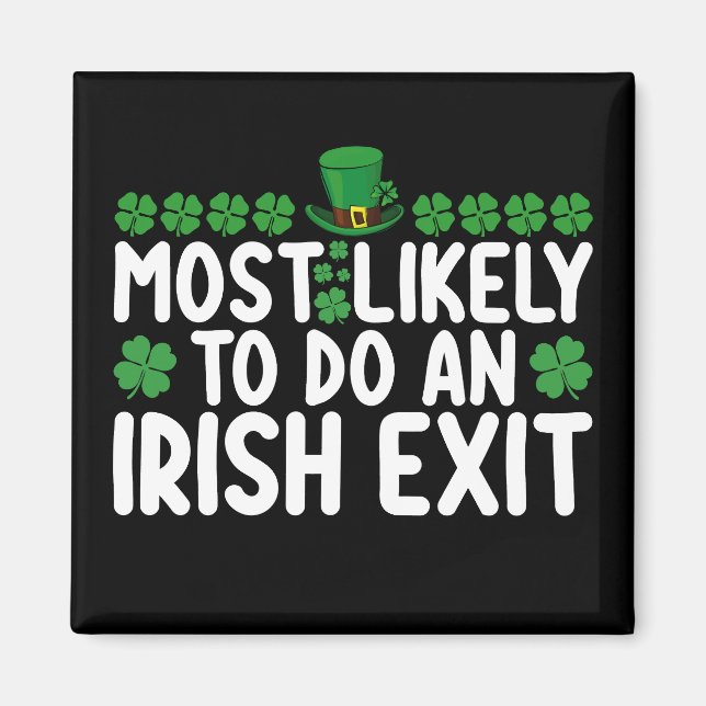 Aimant Plus susceptible de faire une sortie irlandaise à  (Devant)