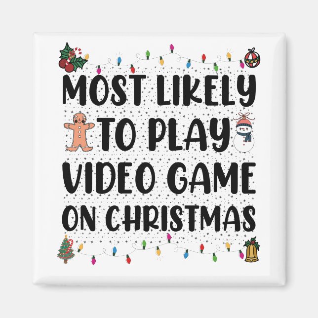 Aimant Plus susceptible de jouer à un jeu vidéo lors du j (Devant)
