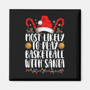 Aimant Plus susceptible de jouer au basket avec Santa Xma
