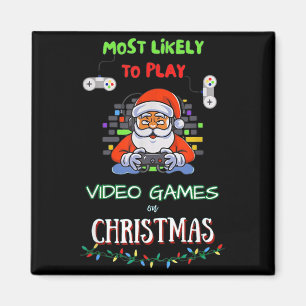 Aimant Plus susceptible de jouer aux jeux vidéo à Noël