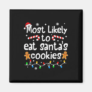 Aimant Plus susceptible de manger les biscuits de Noël du