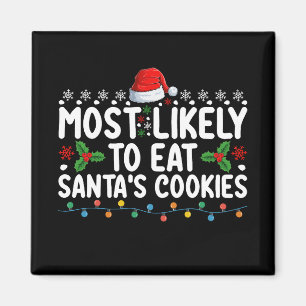 Aimant Plus susceptible de manger les biscuits de Noël du