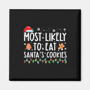 Aimant Plus susceptible de manger les cookies de Santa Fa