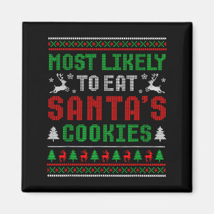 Aimant Plus Susceptible De Manger Les Cookies De Santa Fa